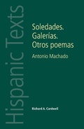 Cover: Soledades. Galerias. Otros Poemas - Manchester University Press