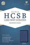 Cover: Large Print Ultrathin Reference Bible - HCSB - Broadman & Holman Publishers