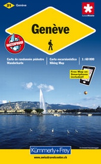 Abbildung von: Genève Wanderkarte Nr. 21 - Kümmerly+Frey