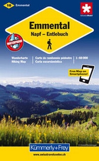Abbildung von: Emmental, Napf, Entlebuch Wanderkarte Nr. 10 - Kümmerly+Frey