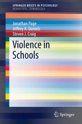 Cover: Violence in Schools - Springer