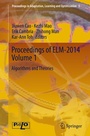 Cover: Proceedings of ELM-2014 Volume 1 - Springer