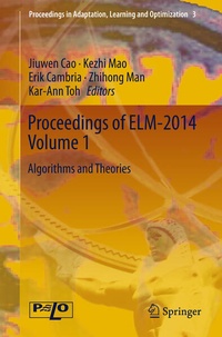 Enlarge image Cover: Proceedings of ELM-2014 Volume 1 - Springer