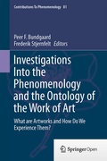 Cover: Investigations Into the Phenomenology and the Ontology of the Work of Art - Springer
