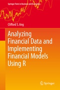 Cover: Analyzing Financial Data and Implementing Financial Models Using R - Springer