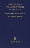 Cover: Recht der Natur - Georg Olms Verlag