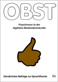 Cover: Populismus in der digitalen Mediendemokratie - Universit&auml;tsverlag Rhein-Ruhr