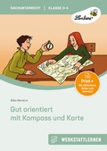 Cover: Gut orientiert mit Kompass und Karte - Lernbiene