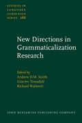 Cover: New Directions in Grammaticalization Research - John Benjamins Publishing Company
