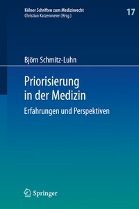 Abbildung von: Priorisierung in der Medizin - Springer