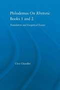 Cover: Philodemus on Rhetoric Books 1 and 2 - Routledge