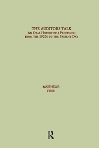 Abbildung von: Auditor's Talk - Routledge