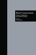 Cover: Black Conservatism - Routledge
