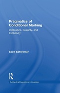 Cover: Pragmatics of Conditional Marking - Routledge