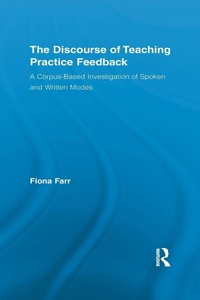 Enlarge image Cover: The Discourse of Teaching Practice Feedback - Routledge