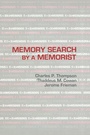 Cover: Memory Search By A Memorist - Psychology Press Ltd