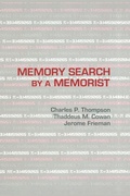 Cover: Memory Search By A Memorist - Psychology Press Ltd