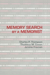 Enlarge image Cover: Memory Search By A Memorist - Psychology Press Ltd