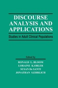 Cover: Discourse Analysis and Applications - Psychology Press Ltd