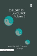 Cover: Children's Language - Psychology Press Ltd
