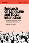 Cover: Constituting Gender Through Talk in Childhood - Routledge