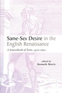 Cover: Same-Sex Desire in the English Renaissance - Routledge