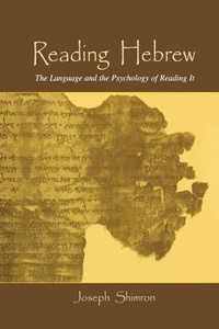 Enlarge image Cover: Reading Hebrew - Routledge