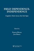 Cover: Field Dependence-independence - Psychology Press Ltd