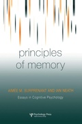 Cover: Principles of Memory - Psychology Press Ltd