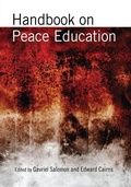 Cover: Handbook on Peace Education - Psychology Press Ltd