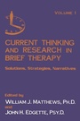 Cover: Current Thinking and Research in Brief Therapy - Routledge