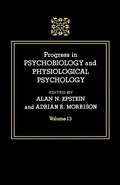 Cover: Progress in Psychobiology and Physiological Psychology - Academic Press