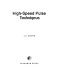 Cover: High-Speed Pulse Techniques - Elsevier