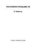 Cover: Festk&ouml;rper Probleme VIII - Elsevier