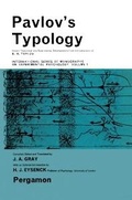 Cover: Pavlov's Typology - Elsevier