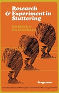 Cover: Research and Experiment in Stuttering - Elsevier