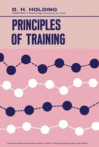 Enlarge image Cover: Principles of Training - Elsevier
