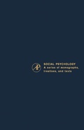 Cover: Psychological Foundations of Attitudes - Academic Press