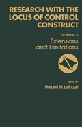 Cover: Research with the Locus of Control Construct - Academic Press