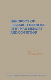 Abbildung von: Handbook of Research Methods in Human Memory and Cognition - Academic Press