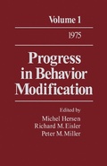 Cover: Progress in Behavior Modification - Academic Press