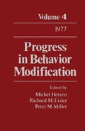 Cover: Progress in Behavior Modification - Academic Press