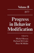 Cover: Progress in Behavior Modification - Academic Press