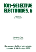 Cover: Ion-Selective Electrodes - Elsevier