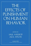 Cover: Effects of Punishment on Human Behavior - Academic Press