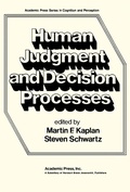 Cover: Human Judgement and Decision Processes - Academic Press