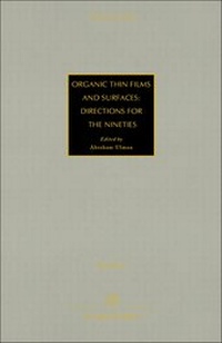Abbildung von: Organic Thin Films and Surfaces: Directions for The Nineties - Academic Press
