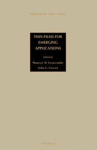 Enlarge image Cover: Thin Films for Emerging Applications - Academic Press