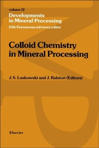 Enlarge image Cover: Colloid Chemistry in Mineral Processing - Elsevier