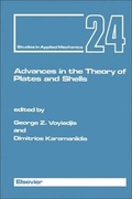 Cover: Advances in the Theory of Plates and Shells: Volume 24 - North-Holland